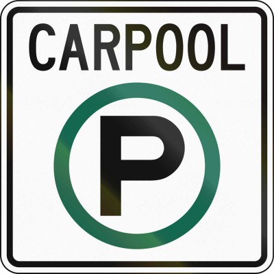 carpool sign